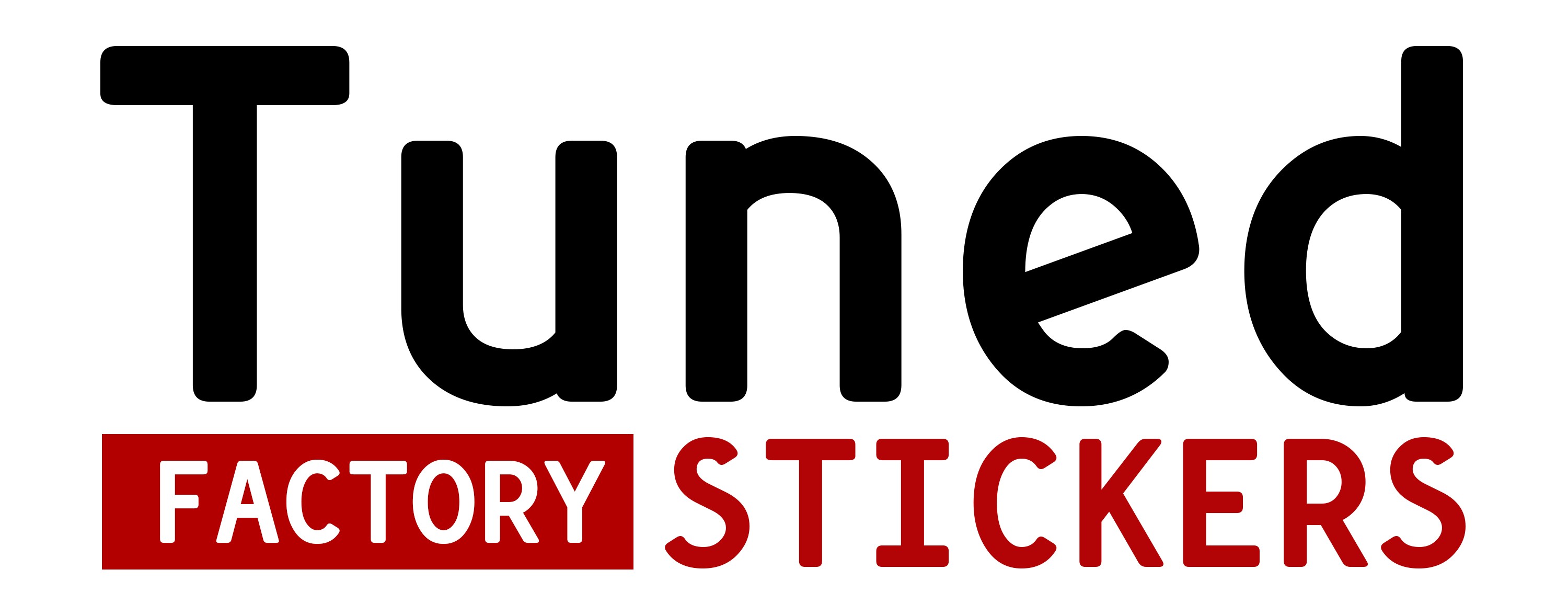 Tuned Factory Stickers