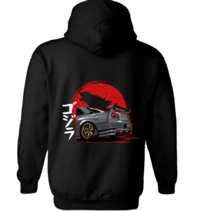 Hoodie Nissan R34 GRIS