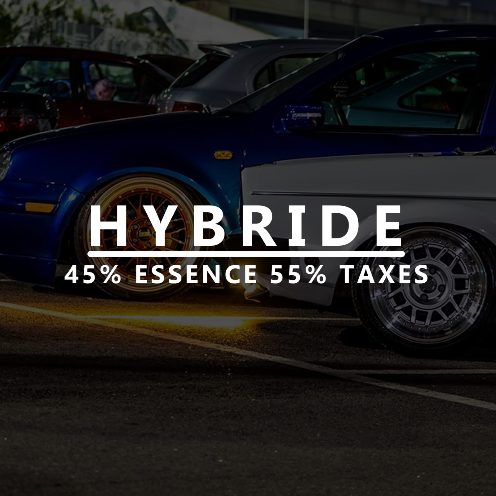 Autocollant Hybride Essence TAXE