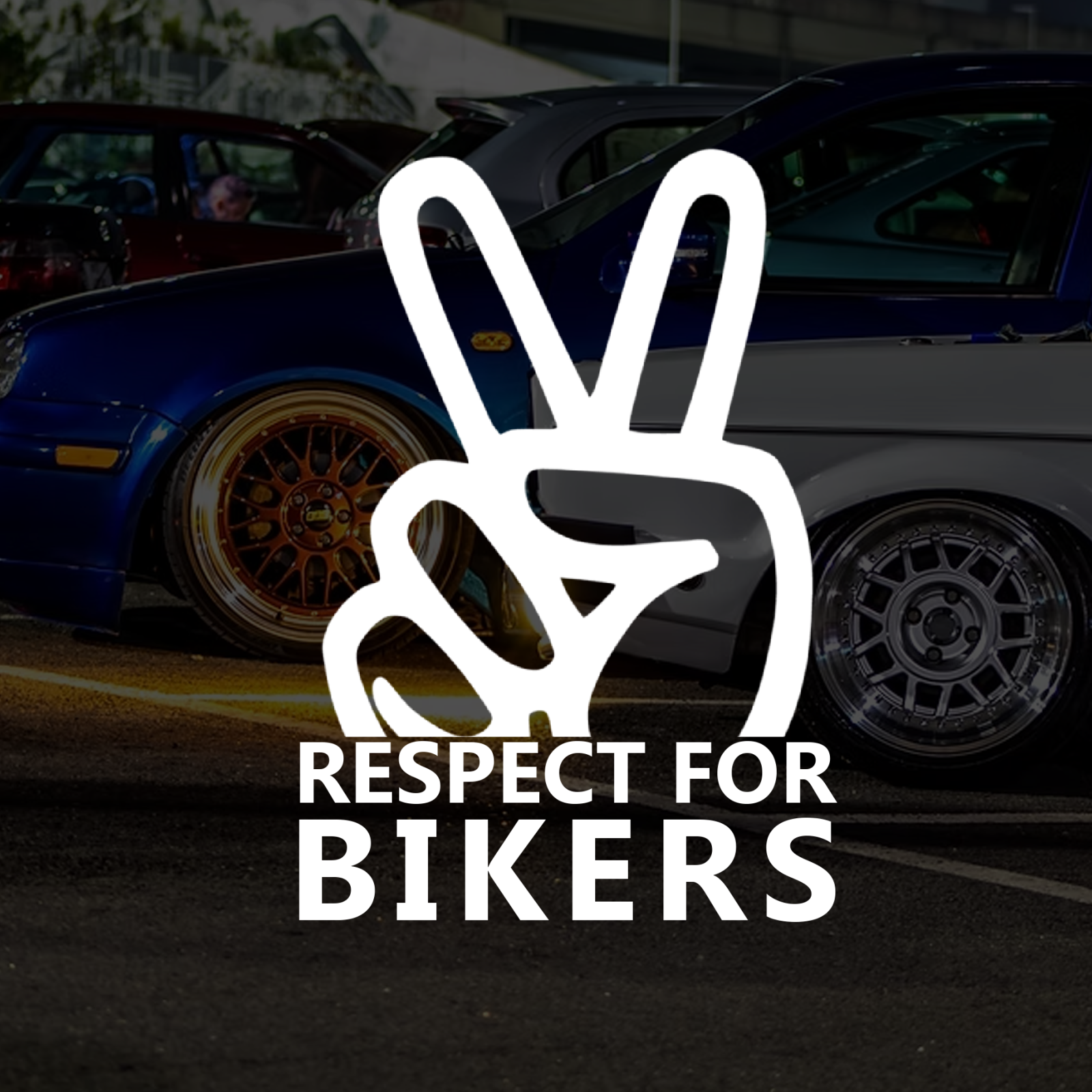 Autocollant Respect For BIKERS
