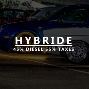Autocollant Hybride Diesel TAXE