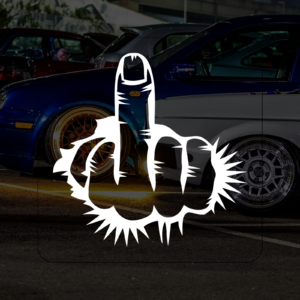 Autocollant Love Fuck YOU