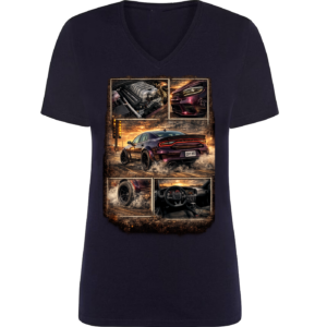 T-shirt Femme Dodge Charger HELLCAT